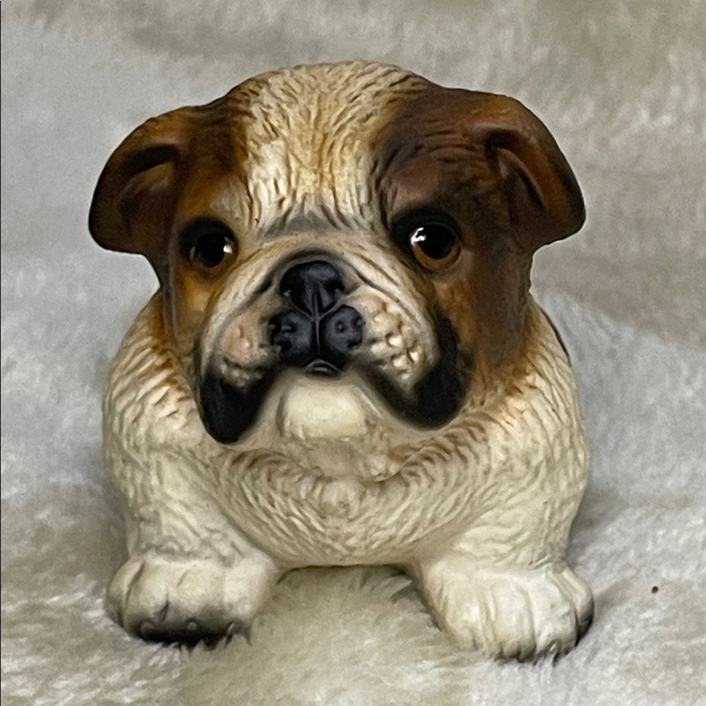 Vintage House of Global Art Harvey Knox Kingdom Ceramic English Bulldog Figurine
